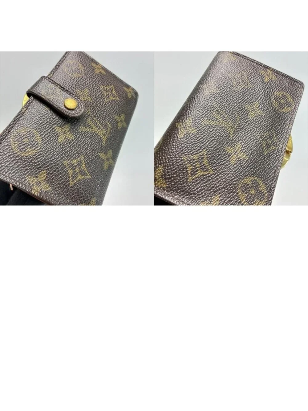 Louis Vuitton Monogram Porte Monnaie Billets Viennois Bifold Wallet Kiss Lock